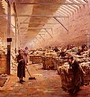 Joseph Ferdinand Gueldry La Grange Des Lainieres painting